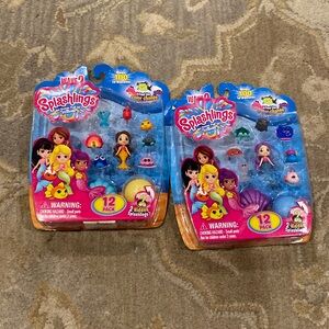 Splashlings set mermaid color changing Set of 2